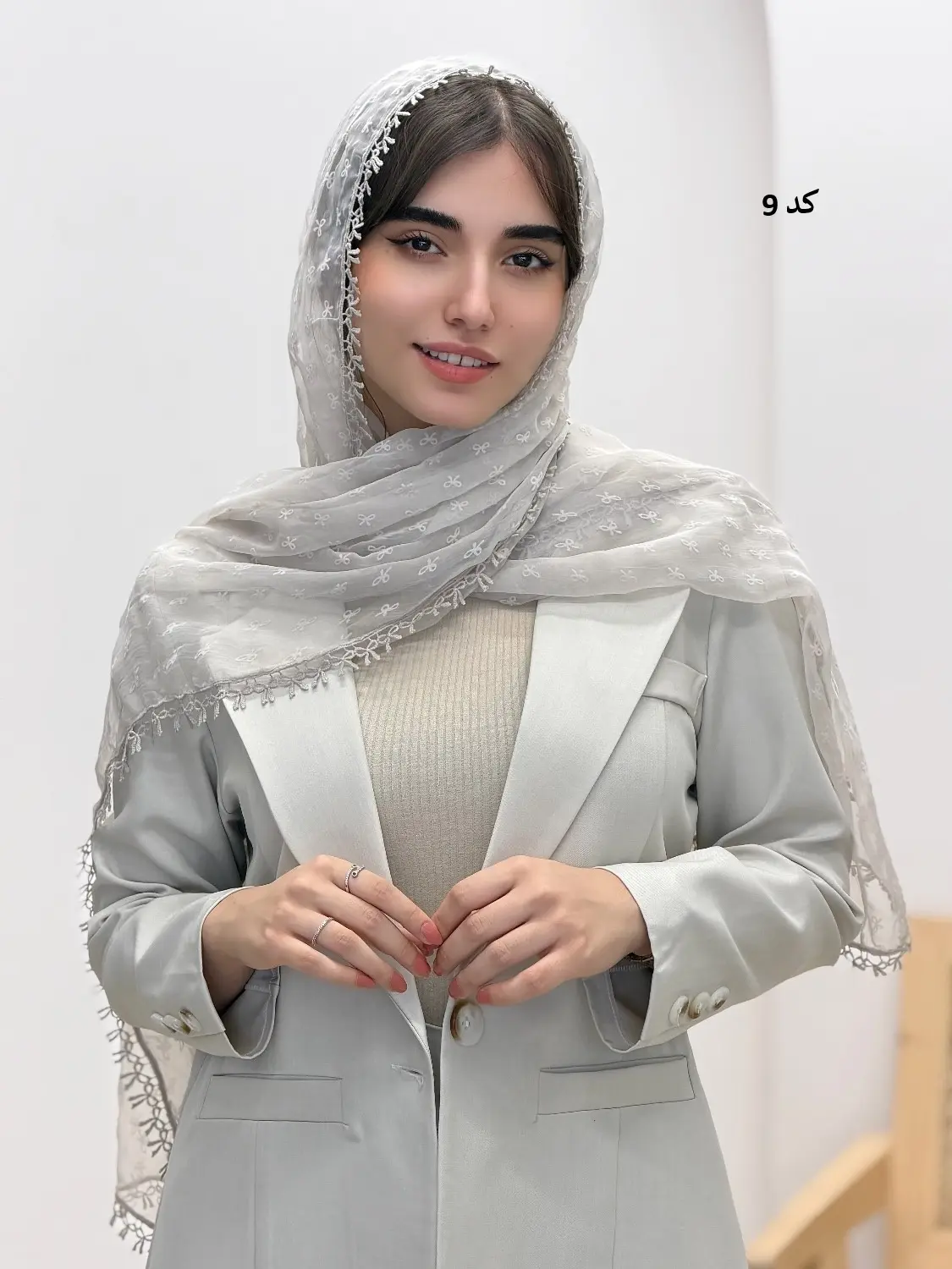 4537-شال وارداتی پاپیون